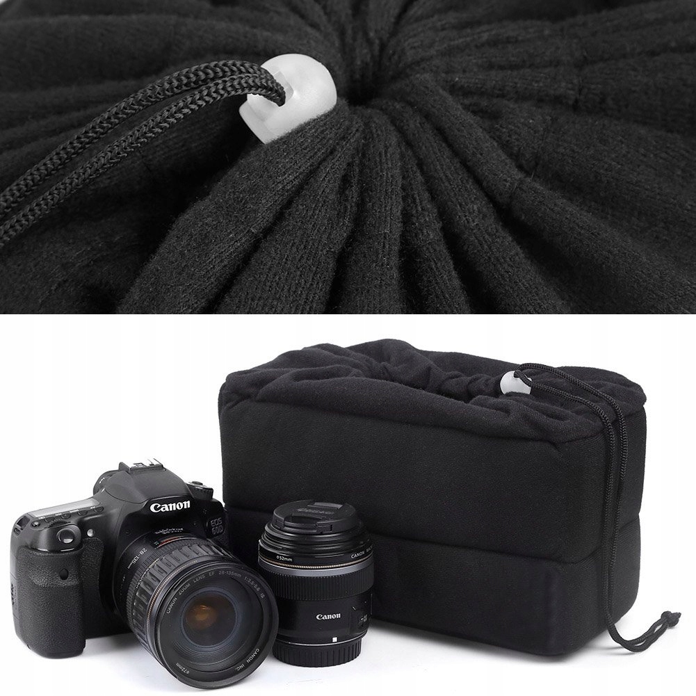 KOOLERTRON Wodoodporna Torba Na Aparat Z Wkładem Ochronnym Dla DSLR — miniatura 3