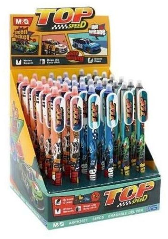 Propiska Kancelářský Automatický Měkký Držák 0,5 mm Modrý 36 kusů