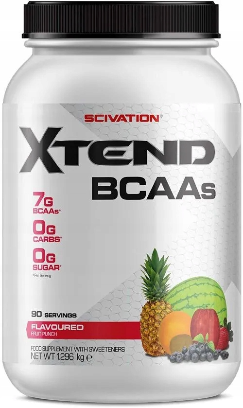 Xtend Aminokyseliny Bcaa Fruit Punch prášek 1296 g