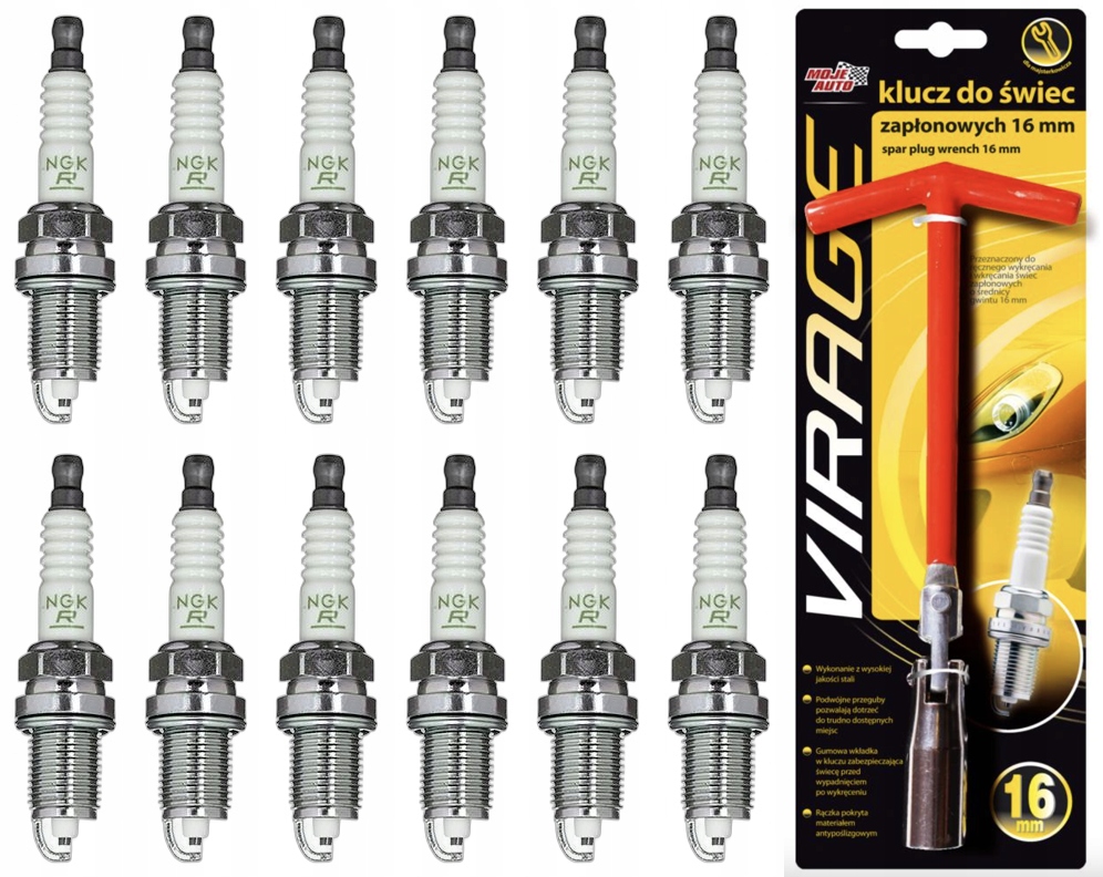 NGK 94301 ŚWIECA ZAPŁONOWA + klucz do świec 16mm