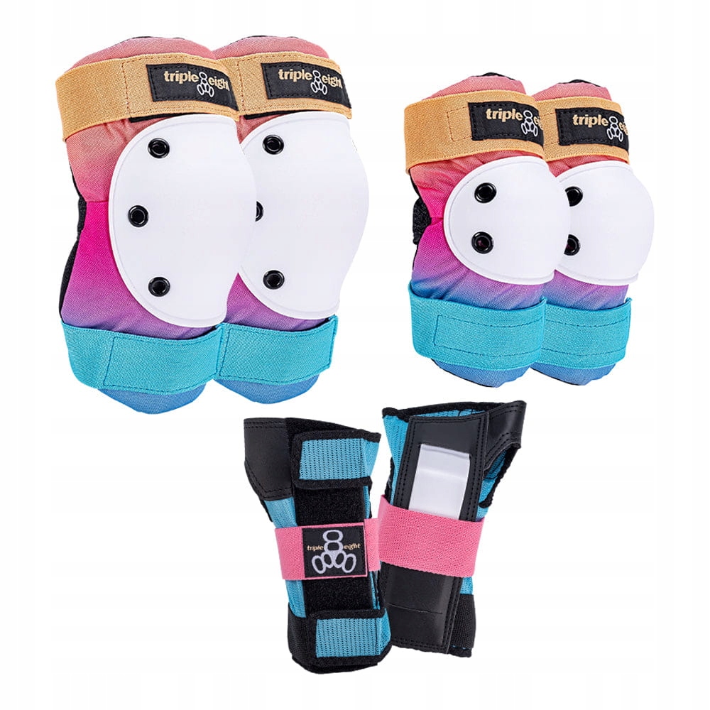 Ochraniacze na rolki Triple 8 Saver Series 3 pack Sunset Xs