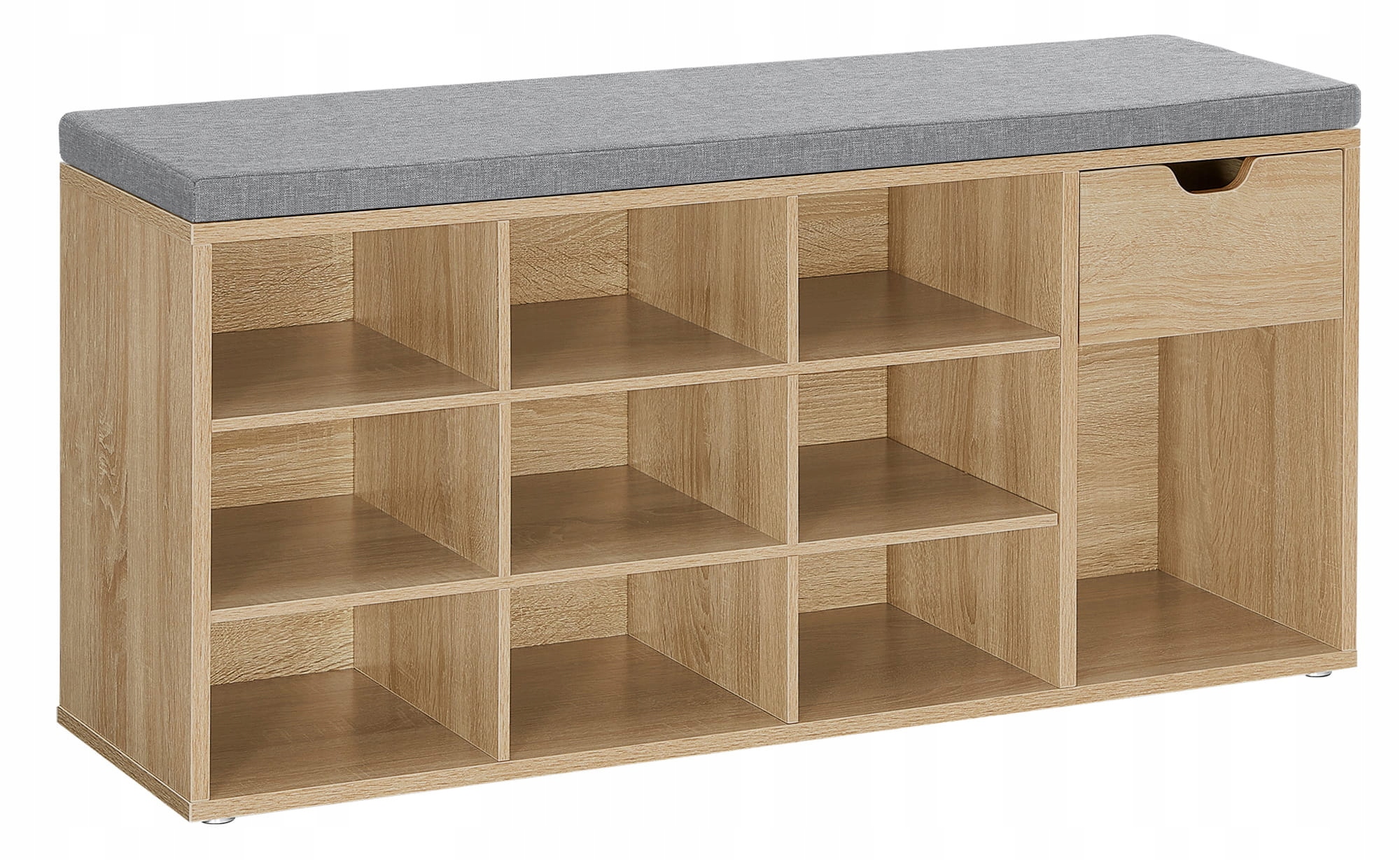 Skrinka na topánky s sedadlom dub sonoma 104x48 cm, výška