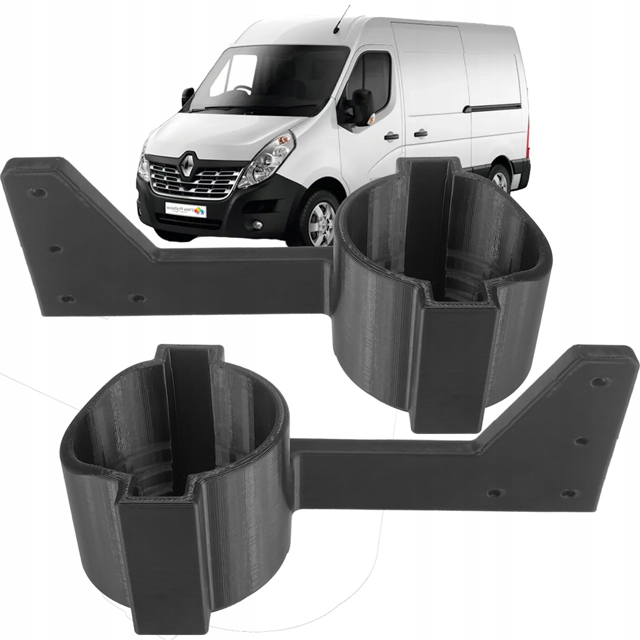 Zestaw Cupholder Uchwyt Na Kubek Telefon Ducato Boxer Jumper Na Wkręty