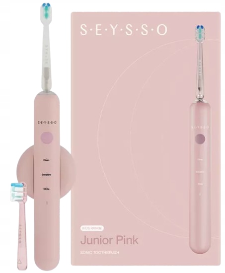 Seysso Junior Pink szczoteczka soniczna do zębów dla dzieci Różowa 1 szt.