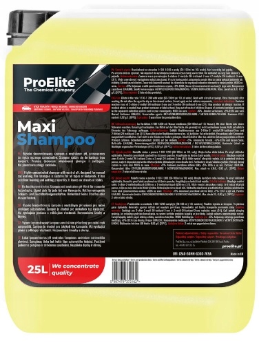 

Maxi Shampoo Szampon Do Mycia Samochodów 25L
