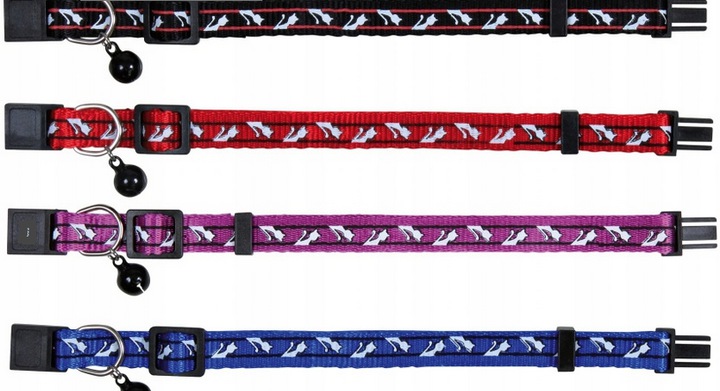 OBROŻA BEZPIECZNA Z DZWONKIEM DLA KOTA KOLORY 4146