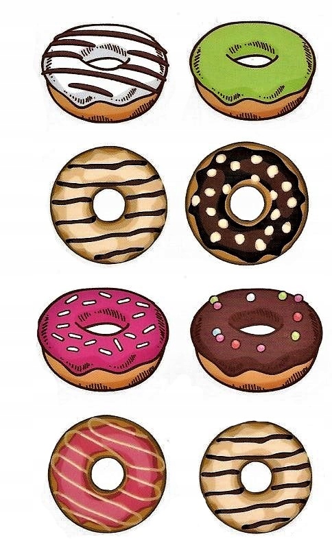 

Tatuaż zmywalny dla dzieci pączki donuty