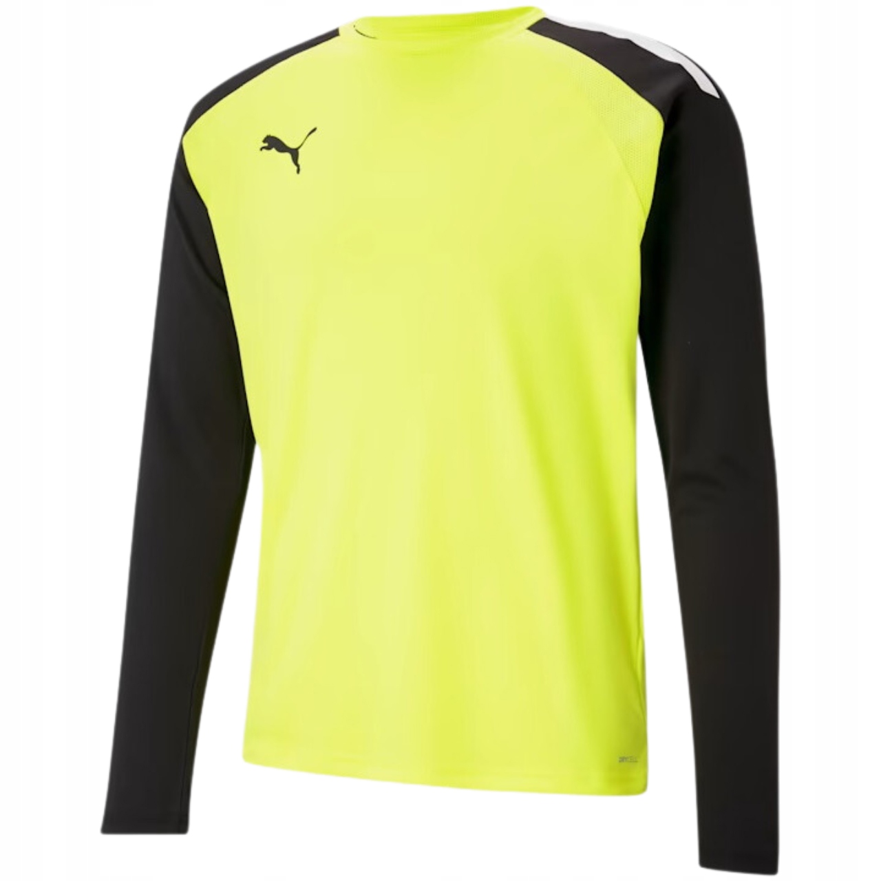 Bluza bramkarska męska Puma teamPACER Gk Ls żółto-czarna R. XL