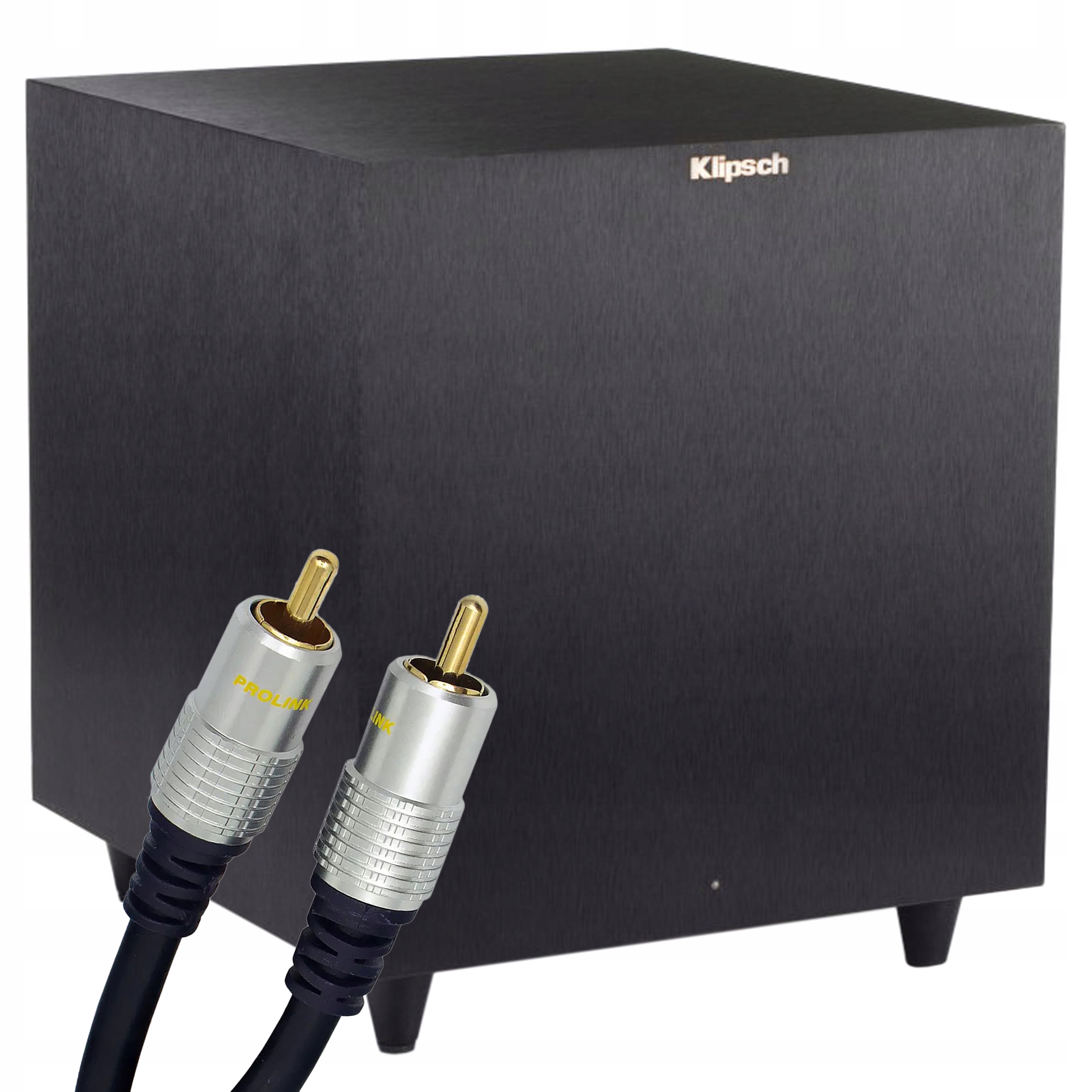 Subwoofer Aktywny 8" 50W Klipsch R-8SW R8SW Czarny Kabel Rca 3m