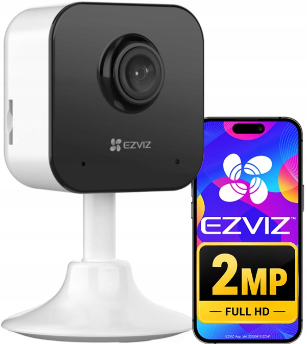 Vnútorná WiFi kamera Ezviz FullHD Mikrofón Miniatúrny reproduktor