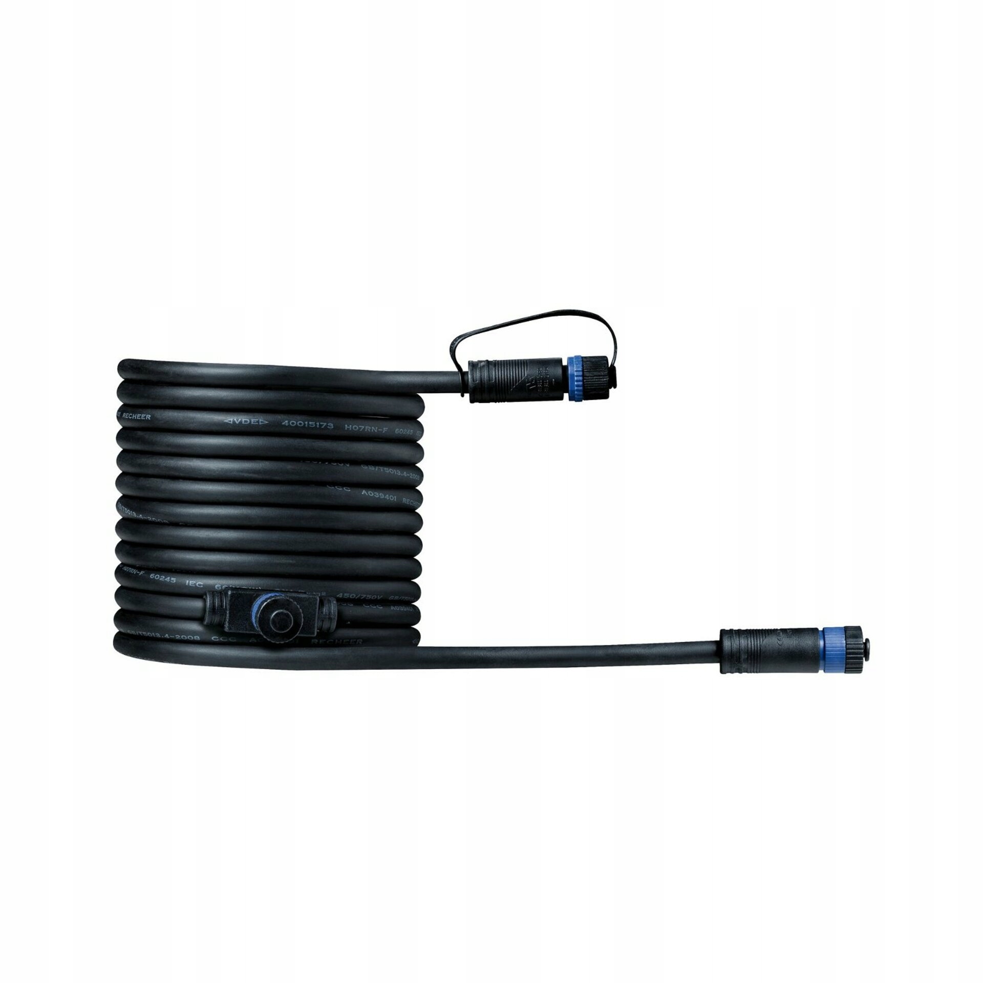 Paulmann Plug&Shine spojovací kábel 5m IP68 čierny, 2 výstupy, 24V
