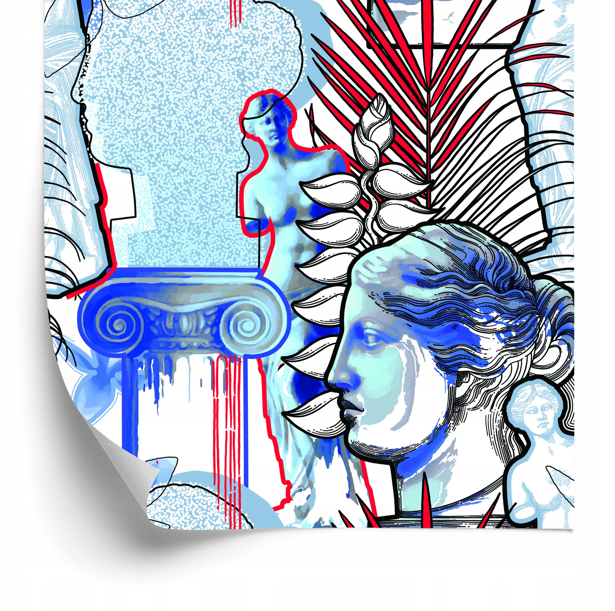 Tapeta Venuša S Milo v štýle Pop-Art 50x1000 cm
