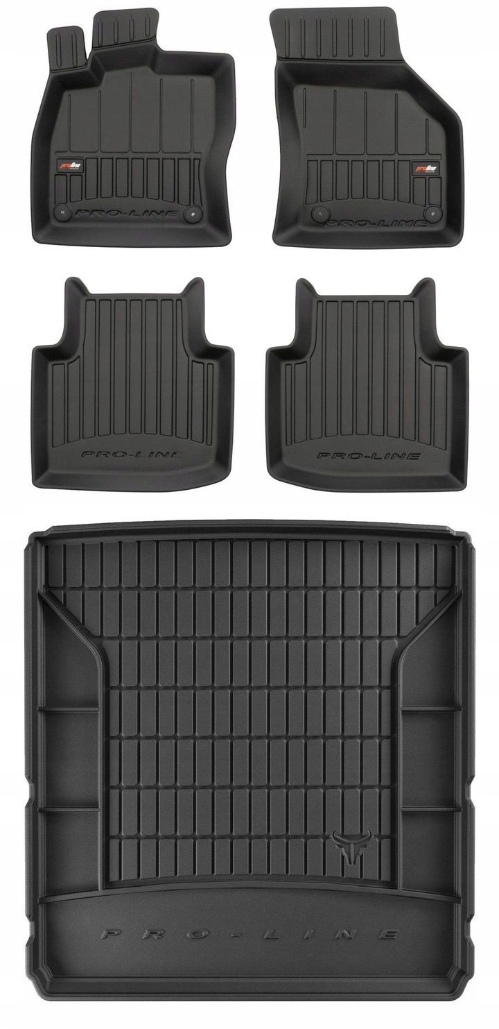 Set 3D gumové rohože Škoda Superb 3 Kombi 2015-2023 d