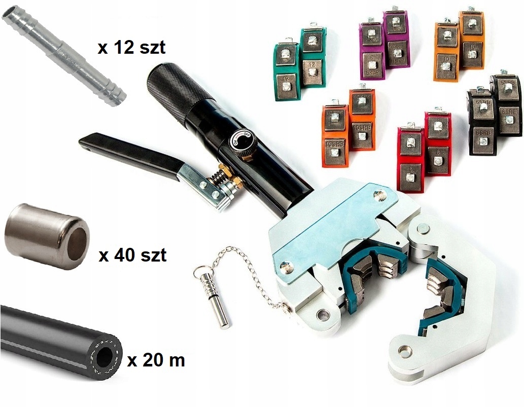Hydraulický lisovač hadíc pre klimatizáciu štartovací balíček 2