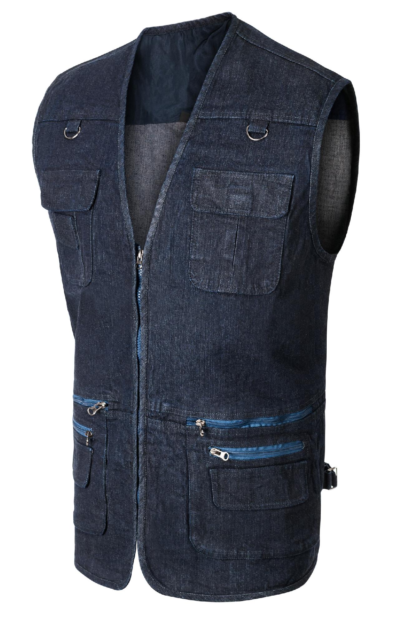 

Kamizelka Jeansowa Bezrękawnik Serdak 3228-02 4XL