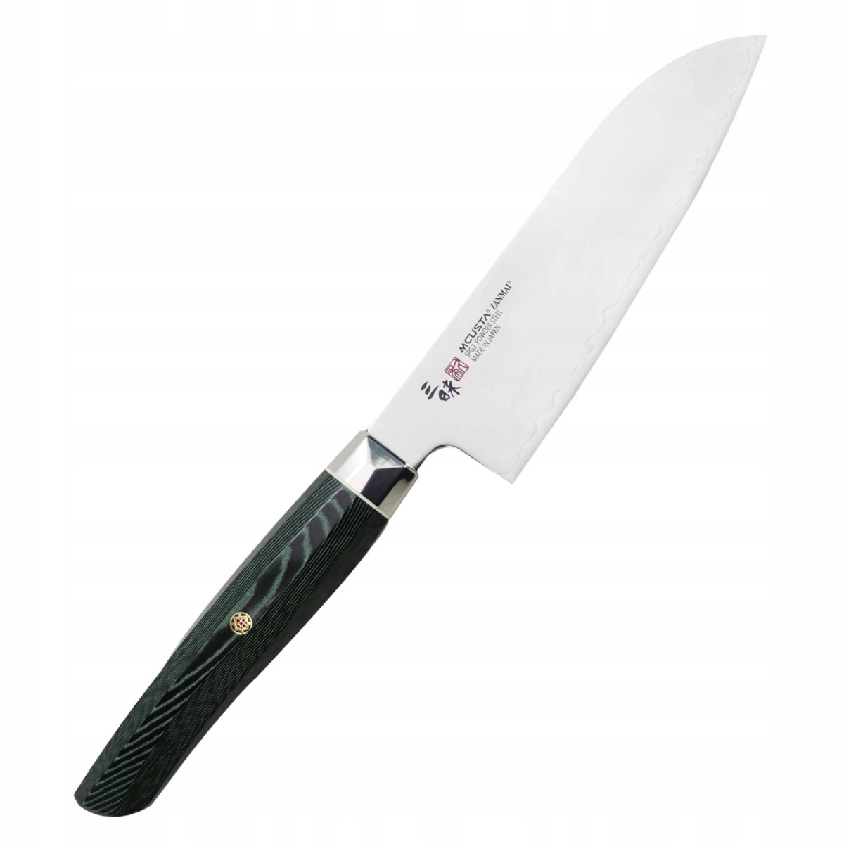 Mcusta Zanmai Green Revolution SPG2 Japonský nôž Ko-Santoku na zeleninu 15 cm