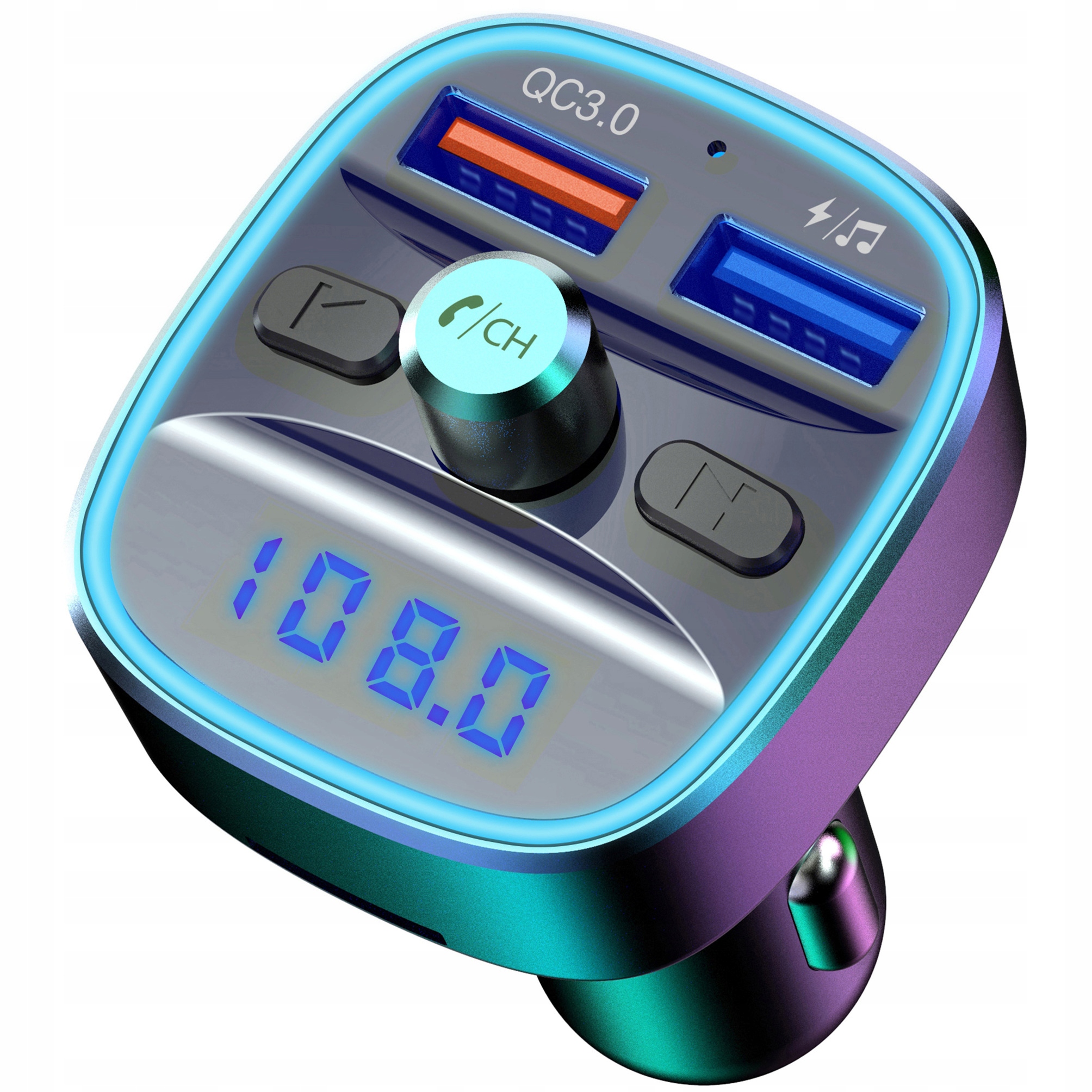 

Transmiter Fm Bluetooth Sencor 2xUSB QC3.0 microSD