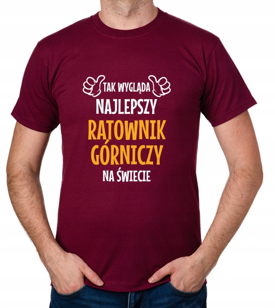 

koszulka Najlepszy Ratownik Górniczy prezent