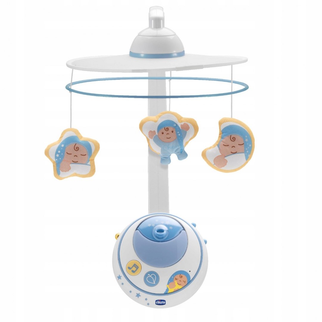 Карусель для детской кроватки синяя с дистанционным управлением EAN (GTIN) 8058664024179
