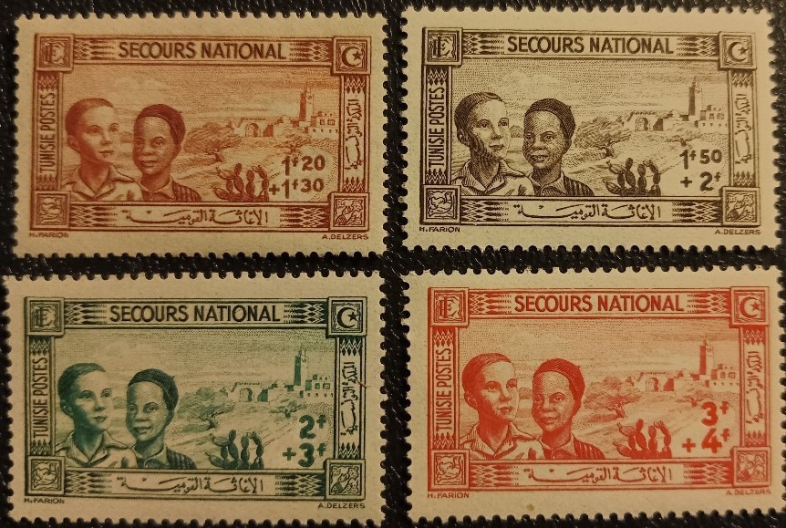 KOLONIE FRANCUSKIE - TUNEZJA ** - czysty - GABINET