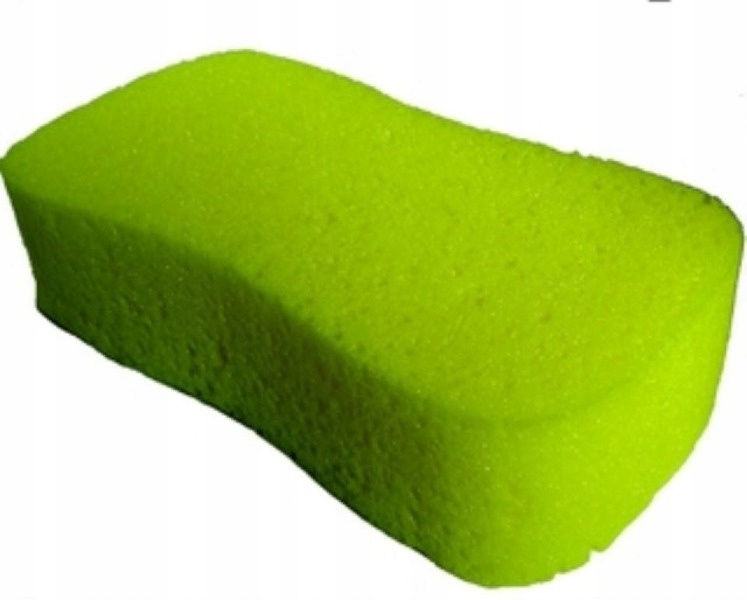 K2 gąbka do mycia ręcznego samochodu auta pojazdów żółta