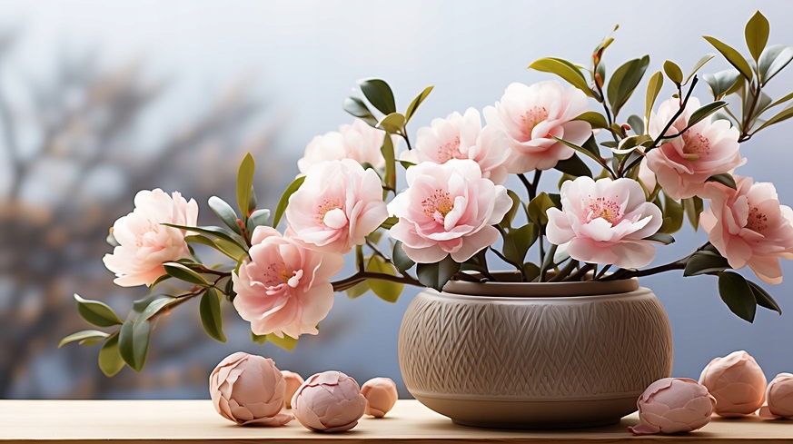 PODKŁADKA MATA NA STÓŁ KWIATY RÓŻOWE