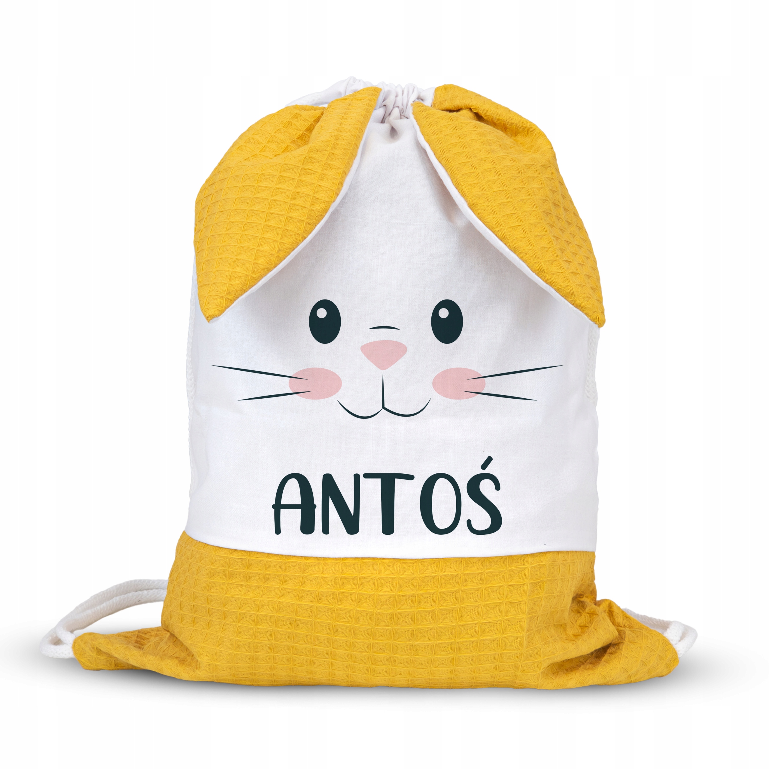 Worek plecak dla dziecka z uszami do przedszkola żłobka szkoły Stan opakowania oryginalne