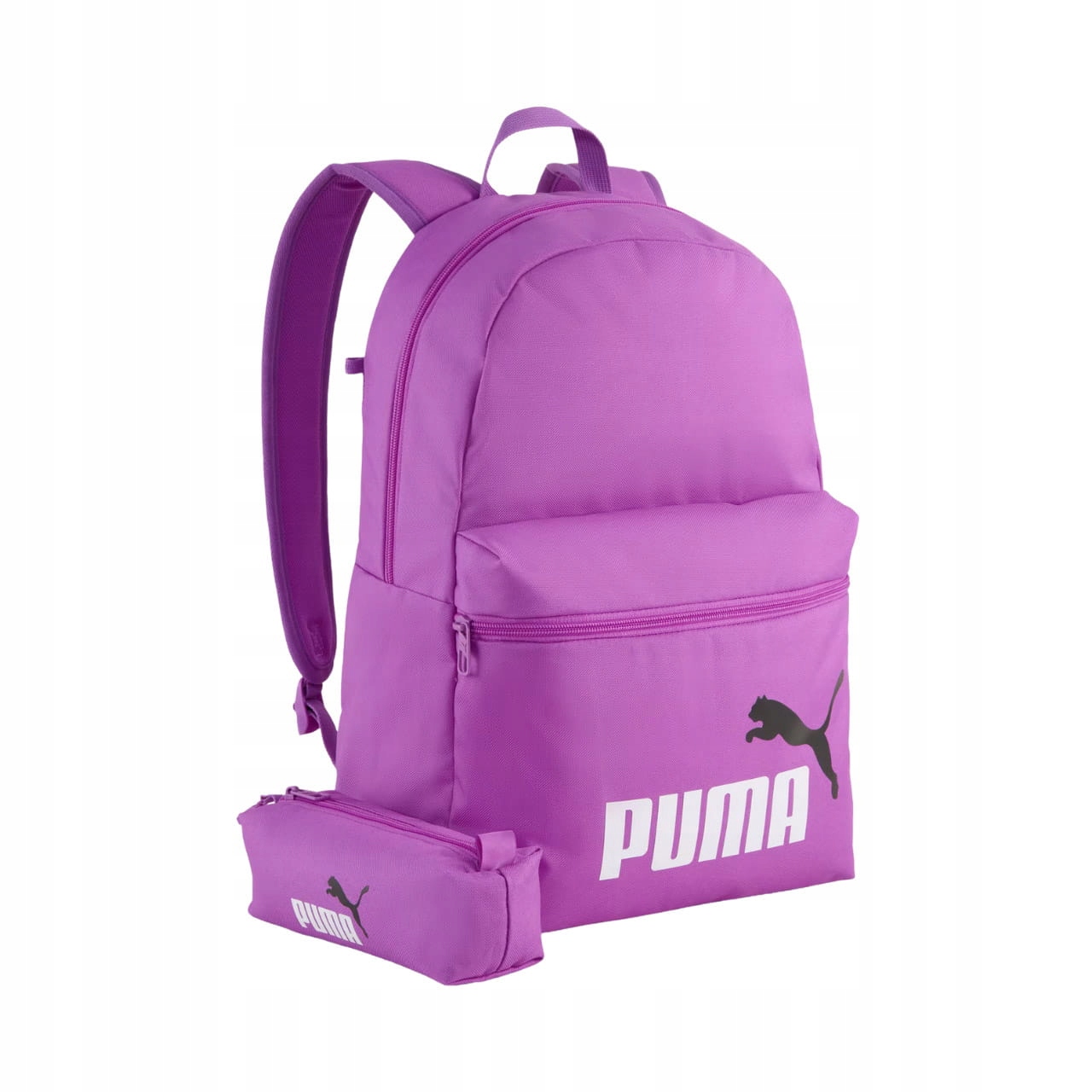 školní batoh Puma Set s penálem dámský dívčí fialový 91191 05