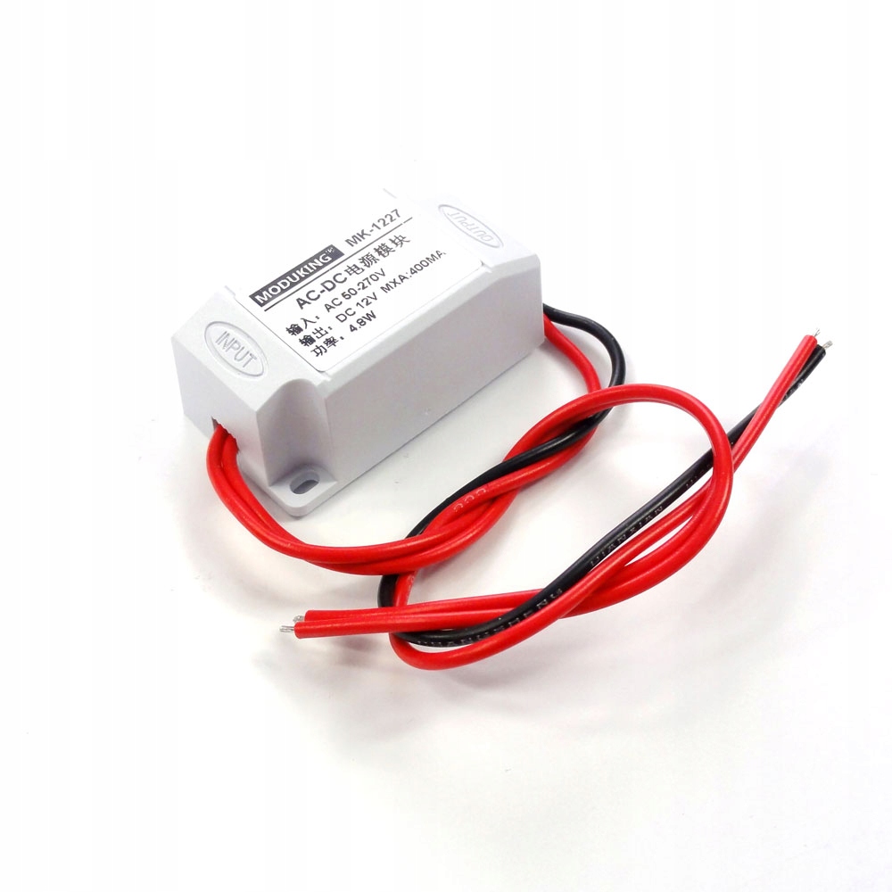 

Przetwornica Ac-dc 230V na 12V obudowie step-down