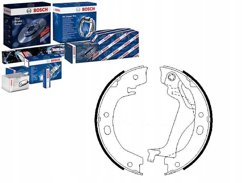 КОМПЛЕКТ СКОБ ТОРМОЗНЫХ BOSCH 449502190 30137046