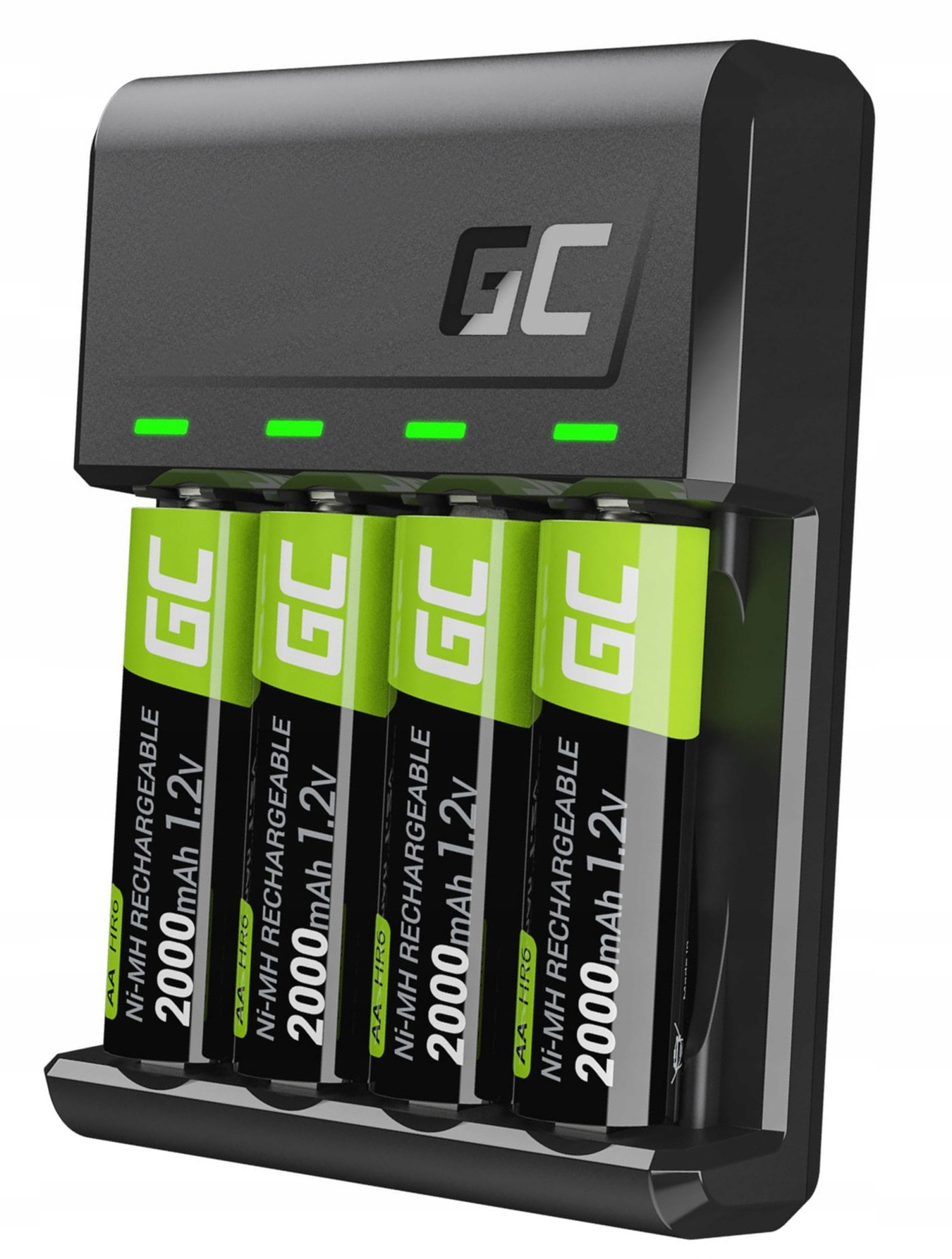Set Nabíječka Baterií Aaa Aa R3 R6 Usbc Micro 4x Aa 2000 mAh