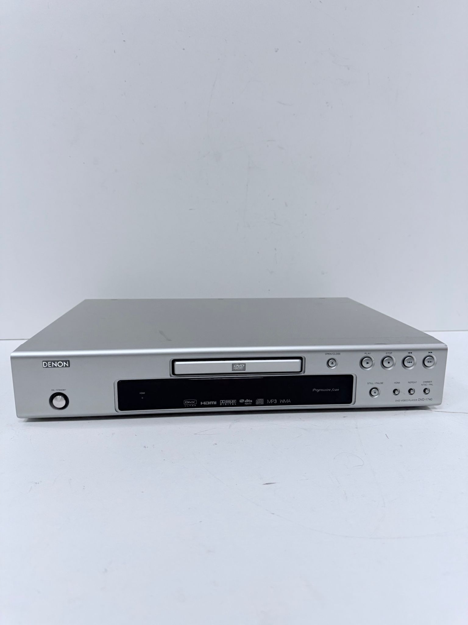 DENON DVD-1740 srebrny - odtwarzacz DVD, MP3, DivX z HDMI