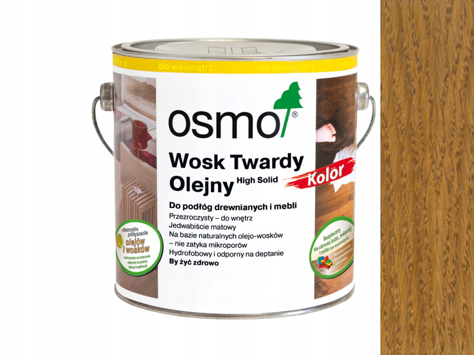 

Osmo 3072 wosk twardy olejny olej 0,125 L Bursztyn