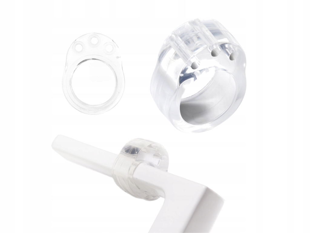 ODBOJNIK SILIKONOWY NA KLAMKĘ - BEZBARWNY