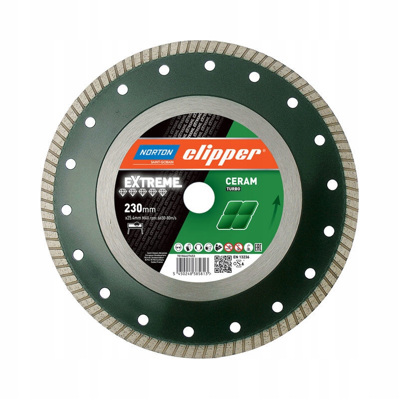 

Tarcza diamentowa 230x25,4mm Norton Extreme Ceram