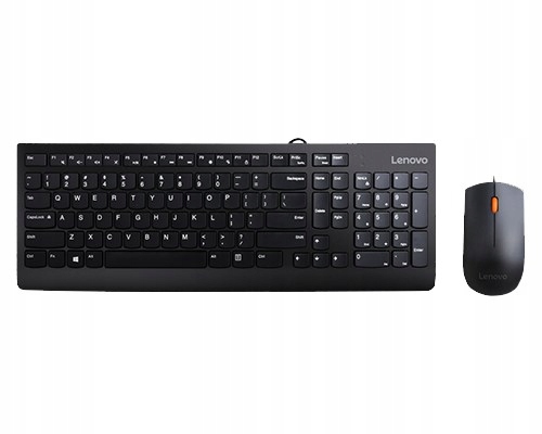Zestaw klawiatura i mysz Lenovo 300 US czarny
