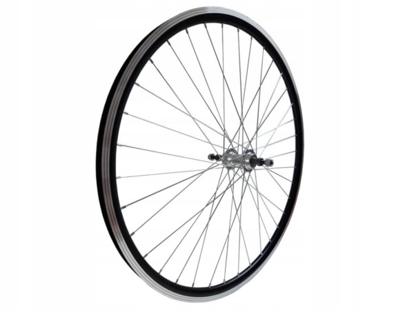 Kolo na kolo přední 26 palců, černý hliníkový kužel