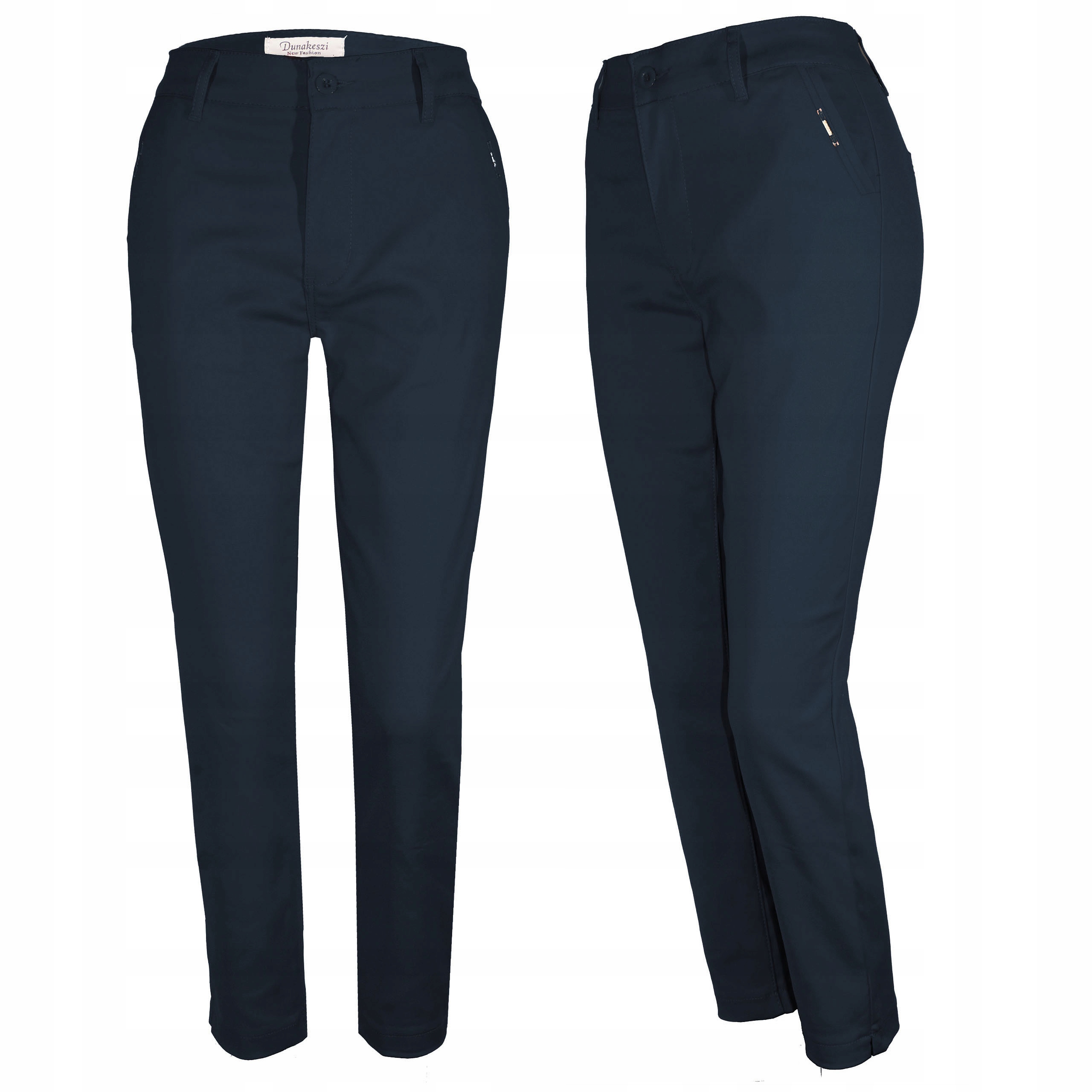 ELEGANCKIE SPODNIE CYGARETKI Push-up ZWĘŻANE 44