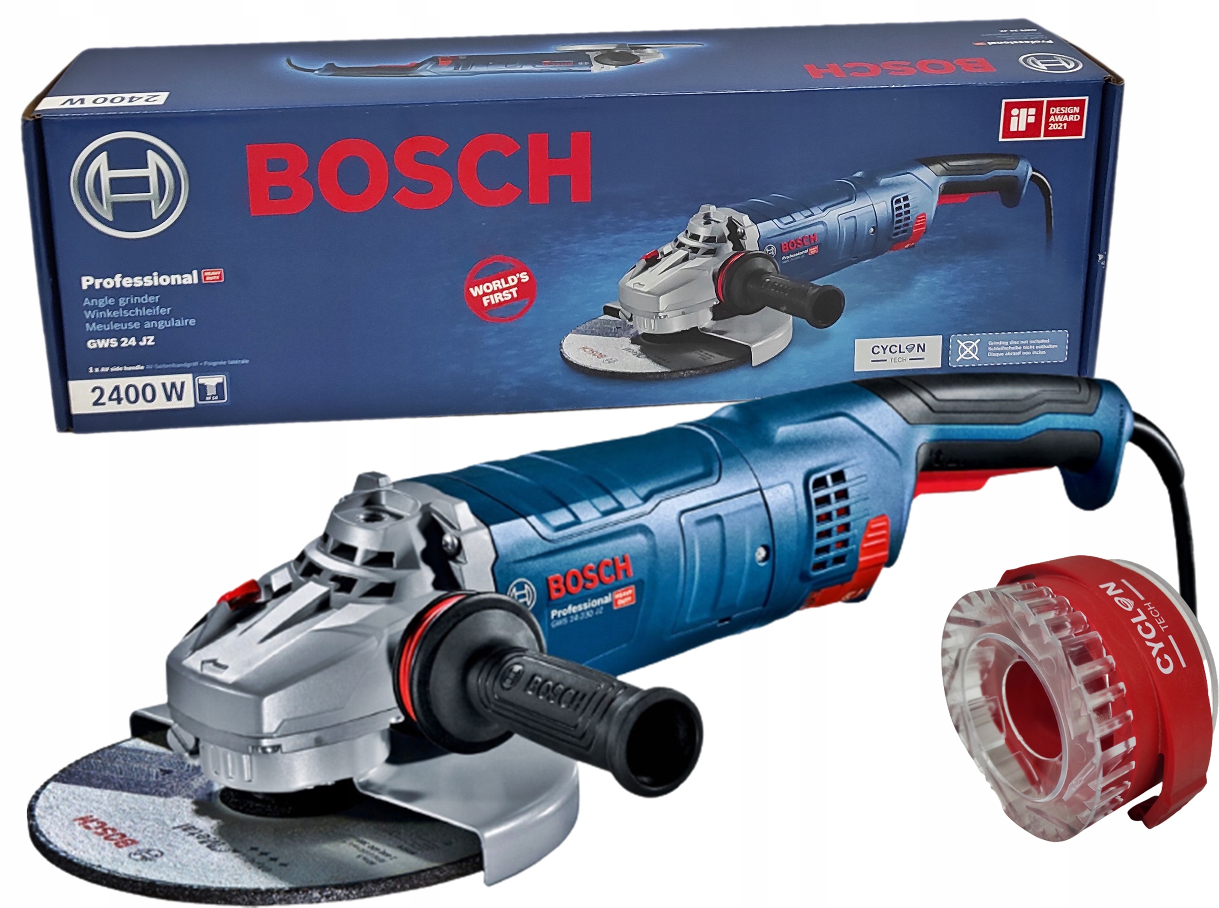 Szlifierka kątowa Gws 24-230 Jz Bosch 2400W