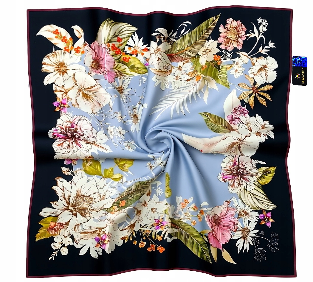 Šátek 100% Hedvábí Přírodní Morušový Hedvábný Šátek Značka Kvalita