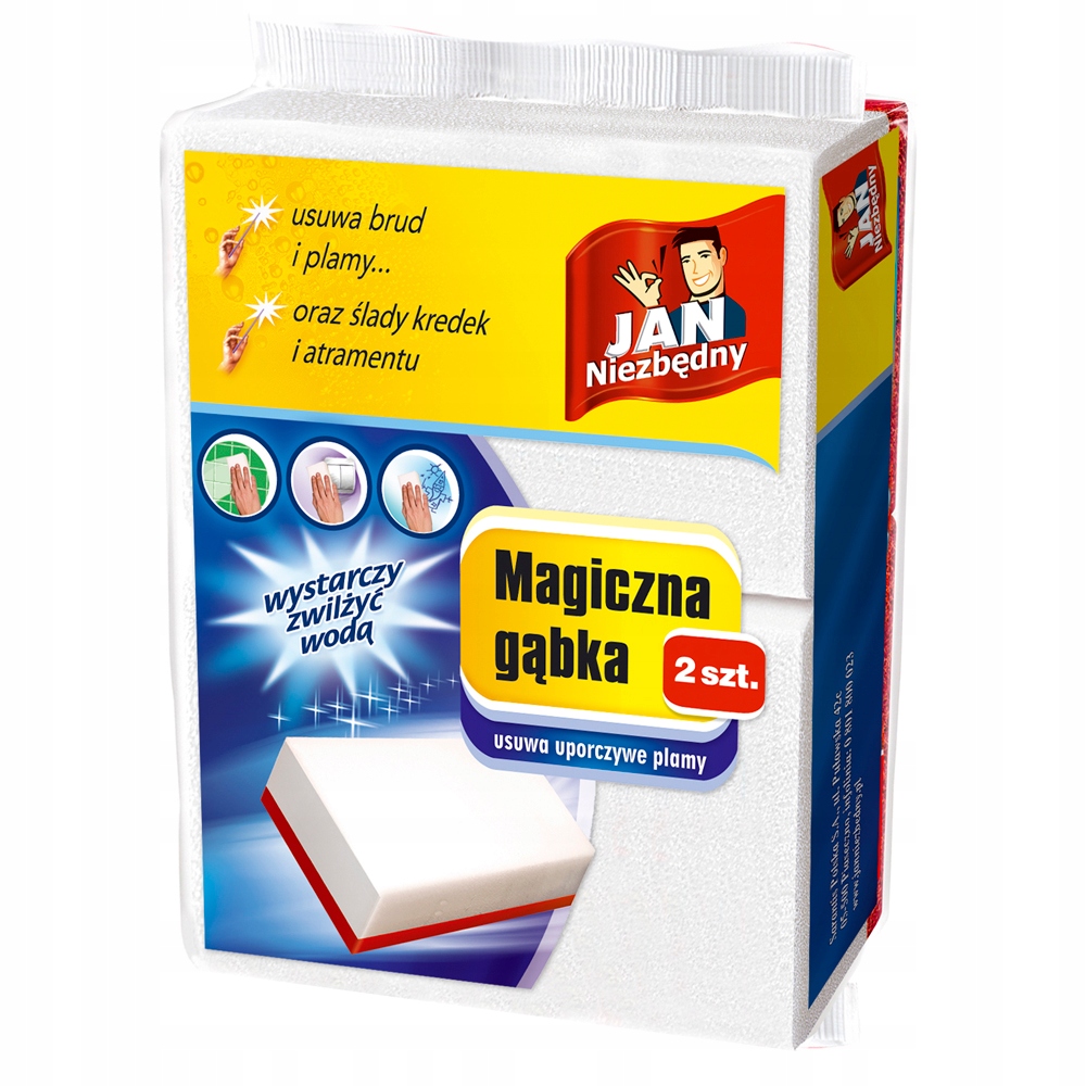 MAGICZNA GĄBKA JAN NIEZBĘDNY Zestaw Pakiet Marka Jan Niezbędny