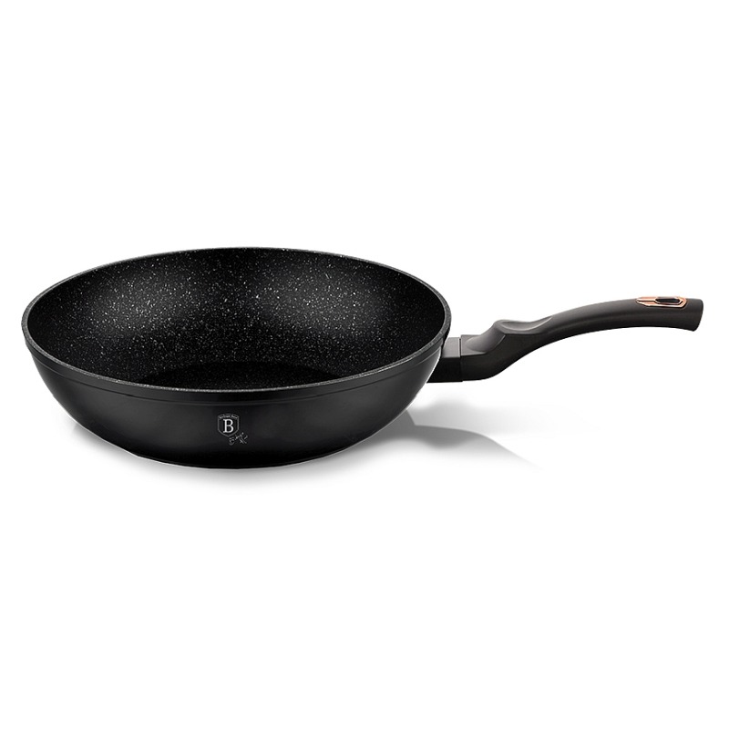 Pánev Wok s mramorovým povrchem 30 cm Black Rose Collection