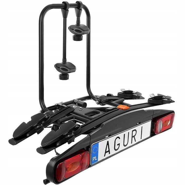 Platforma na hak Aguri Active Bike Pro 2 rowery Black (53001)