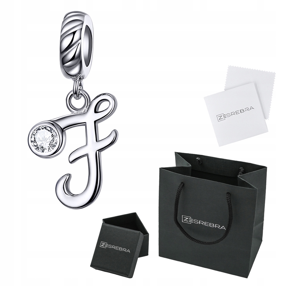 

Charms Litera F do Pandora srebro 925 zawieszka
