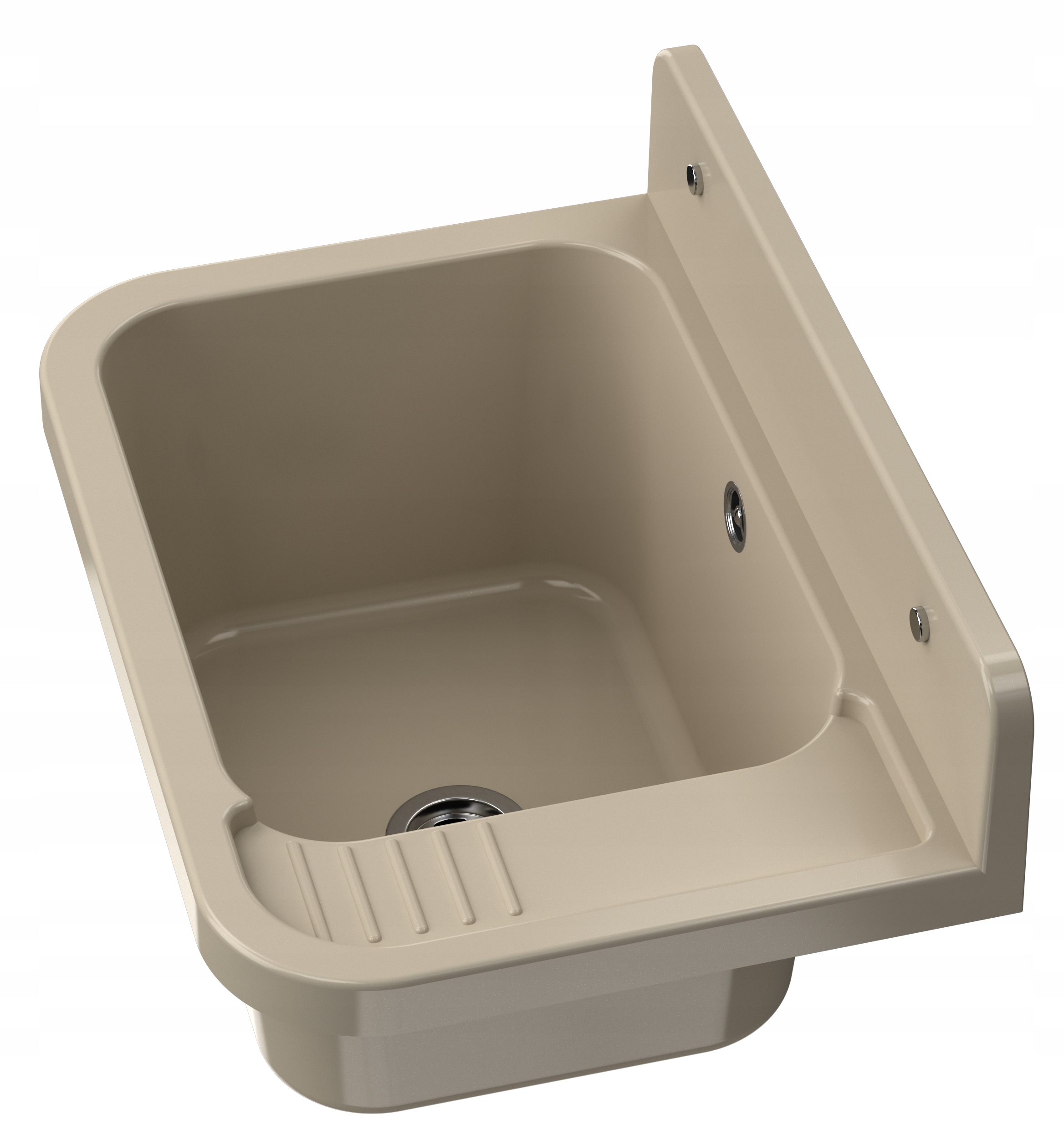 Technický Dřez Technická Prádelní Komora Béžová Sifon Garáž