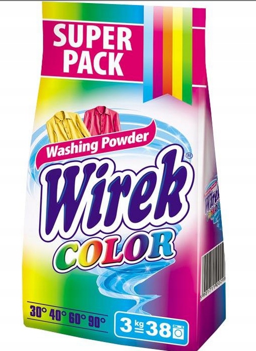 

Proszek do prania kolorów Wirek 3 kg