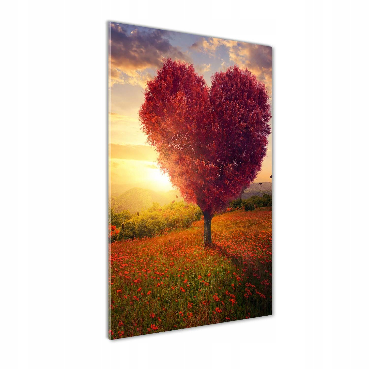 

Foto obraz szkło hartowane Drzewo serce 60x120 cm