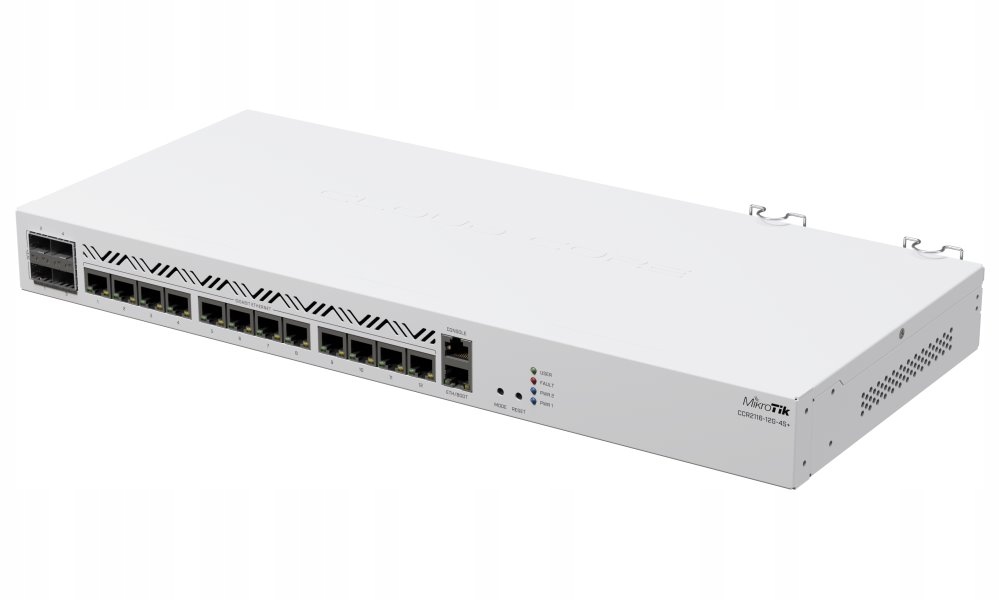 Mikrotik CloudCoreRouter CCR2116-12G-4S+, 16x 2000MHz Cpu, 16 Gb Ram, 13x G
