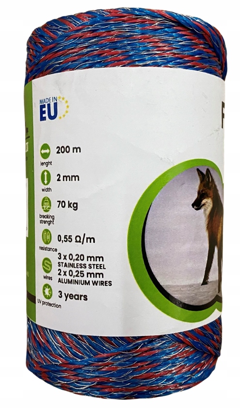 

Plecionka Na Dzika Lisa Wilka Drut Pastuch 200m