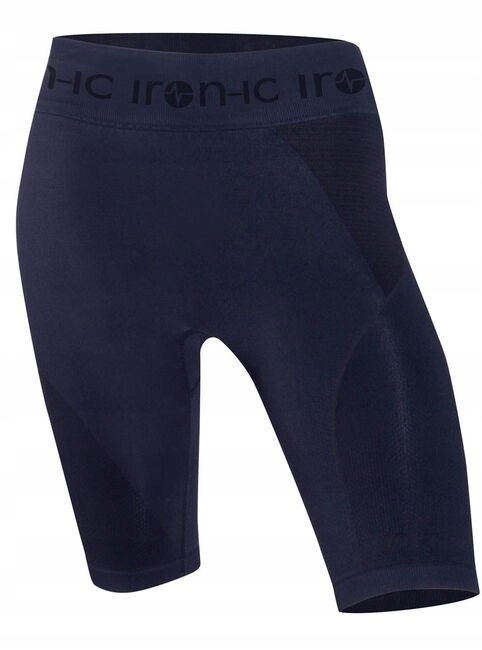 Iron-ic Dámské fitness kraťasy anatomického střihu Barva: Black, Velikost: